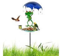 Bird Bath | Outdoor Metal Bird Bath, Retro Food and Water Bowls for Parakeets, Parrots, Macaws, Sparrows and Crossbills