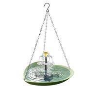 Bird Bath Solar Powered Heart Shape Weather Resistant