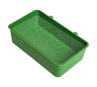 Bird Bath Tub - Bird Bath for Cage | Parakeet Shower Box | Parrot Bath Tub Water Shower Birdcages Accessory Small Birds Parrots Cockatiel Budgies Small Tub with 2 Side Hooks