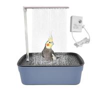 Bird Bath Tub, Bird Shower Bathing, Automatic Pet Bath, Automatic Water Circulation Multiple Faucets USB Electric Operations Easy to Clean For Cockatiel, African Grey