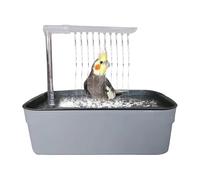 Bird Bath Tub - Bird Shower Bathing Tub, Automatic Pet Birds Shower, USB Powered Cockatiel Bathtub, Pet Cage Bathing Toys for Small Medium Breeds