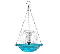 Bird Bath Water Fountain 2 In 1 Solar Powered Decorative