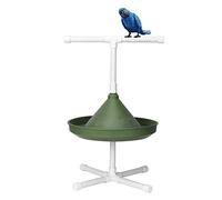 Zerodis Bird Bathing Perch, Multifunctional Folding Bird Standing Platform Bracket Bird Shower Bath Stand for Parrot Parakeet Macaw Cockatoo African Greys Budgies(#1)