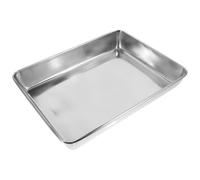 Bird Bathing Tub Stainless Steel for Pigeons and Small Animals