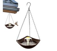 Bird Baths for Outdoors, Suspending Water Feeder Tray with Solar Pump, Patio Bird Bath, for Tree Park Farm Lawn Backyard Garden Outdoor