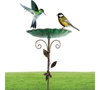 Bird Baths | for Outdoors Vintage Birdfeeder, Iron Decorative Standing