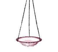 Bird Bathtub | Bird Water Drinker,Bird Bath Decorative Hanging Metal for Garden Watching Station, Use On Lawn Fence Porch Window Balcony Tree