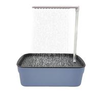 Bird Bathtub Fun Splash Automatic Fountain Shower Box for Parrot and Small Pets Auto Bird Tub