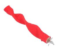 Bird Beak Grinding Perch for Parrots and Parakeets Multi-functional Claw Stick and Cage Accessory Natural Nail and Beak Maintenance Tool Easy to Install Random Color