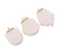 Bird Beak Grinding Stone Perch 3pcs Lava for Lovebird Cockatiel