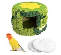 Bird Bed - 1 Winter Warm Bird Bed | Heating Mat 17.5 x 17.5 x 12 cm, Warmer Cage with Pads, Cave for Parakeets, Parrots, Cockatiels, Parrots, Parrots, Lovebirds, Claws