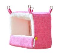 Bird Bed - 17x17x21cm Parrot Heated Nest | Parakeet Warmer Nest, Parrot Bed, Includes A Five-level Adjustable Heating Pad, For Cockatiels Conures Lovebirds Hamster Conure Cockatoos Home Outdoor Balcon