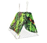 Bird Bed - Bird Hammock Parakeet Bed Nest | Parrots Summer House Perch | Pet Cage Sleeper Hanging Tents for Cockatiel Lovebird Finch Macaw Conure African Grey Aviary Nest Pad Cozy Swing Shelter