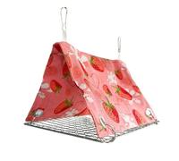 Bird Bed, Breathable Triangular Parrot Swing Mat, Conure Bed, for Cockatoo African Cockatiel Conure Pigeon Lovebird Canary Finch