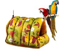 Bird Bed - Comfortable Soft Foldable House Warm Parrot Bed Cockatiel House Nest - for Turtle Doves, Canaries, Finches, Parakeets, Hamsters, Indoor Sleeping in Winter