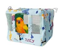Bird Bed for Cage, Bird Nest House, Breathable Bird Sleeping Bed with Cool Pad, Pet Tent for Parakeets, Cockatiels, Lovebird, Cockatoo, Finch, Hamster, Chinchilla