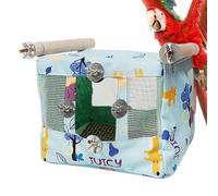 Bird Bed for Cage, Breathable Bird Nest Bed with Cool Mat, Waterproof Cloth Animal Cave for Parakeet Cockatiel Lovebird African Grey