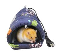 Bird Bed for Cage - Heated Soft USB Electric Nest for Parakeet | Warm Thermal Fleece with Safety Heating Pad & Hanging Hooks for Pet Cage Habitat, Enclosure and Indoor Home