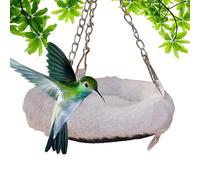 Bird Bed for Cage - Parakeet Nest Bird Sleeping Hut - Breeding Bird House, Birds Swing Toys, Parrot Cage Hammock for Budgie Lovebird Conure Quaker
