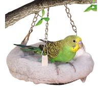 Bird Bed for Cage, Soft Nest Bird Sleeping Bed, Breeding Bird House, Birds Swing Toys, Parrot Cage Hammock for Budgie Lovebird Conure Quaker
