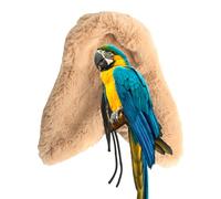 Bird Bed for Cage - Warm Velvet Bird Warmer Tent Cosy Hiding Corner to Prevent Heat Loss in Winter for Budgies and Parakeets | For Small Birds, Peonies, Birds