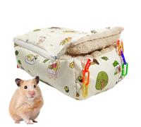 Bird Bed for Cage - Windproof Cotton Pet Sleeping Shelter,Windproof Zipper Parakeet House,for Hamster Pigeon Canary Hummingbird Finch Macaw Lovebird Animal