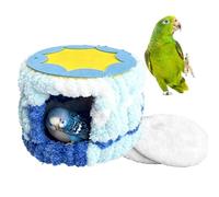 Bird Bed for Small Animals - Plush Cage Accessory with Soft Cushion, Warm and Cute Sleeping Space for Budgies, Parakeets, Cockatiels, Conures, Lovebirds, Finches, Eur