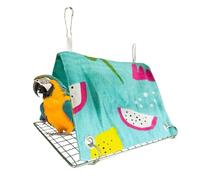 Bird bed for the cage,Breathable Triangular Parrot Swing Mat | Birdhut | for Cockatiel Conure Pigeon Agapornis Canary Finch Cockatoo African