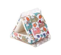 Bird Bed for the Cage, Warm and Hanging Hammock, Plush Warm Bird Nest House - for Parakeets, Conures, Cockatiels, Lovebirds, Canaries, Rabbits and Guinea Pigs
