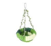 Bird Bed, Soft and Comfortable Coral Fleece Parrot Hammock Bed, Hanging Bird Nest Bed for Parakeet, Parrot, Cockatiel, Lovebird, Budgie (12.6 in)