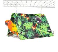 Bird Bed Summer Bird Nest Hammock Perch Perch Summer Hut Cave Cage Accessories for African Grey Conure Macaw Climbing Supplies