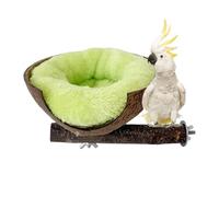 Bird Bed, Warm Wave Breeding House with Anti-Pick Protection - Cockatiel Nest - As Sleeping and Nesting Place for Cockatiel, Conure, Lovebird, Canary and Finch and as a Habitat for Shed
