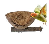 Bird Bed, Warming Nesting House for Budgies, Hummingbird Nest, as a Sleeping and Nesting Place for Cockatiels, Conure, Inseparable, Canary and Finches in Winter