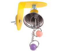 Bird Bell Toy - Bird Chime Puzzle Game,Interactive Cockatiel Toy - for Parrot Conure Parakeet Budgies Cockatoo Lovebird Macaw Parrotlet Cage
