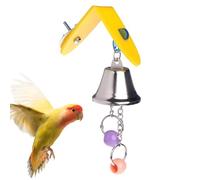Bird Bell Toy: Enrichment Hanging Bell For Parakeets And Parrots, Chew Toy For Grinding Spikes | For Funny Bird Cage For Parrots, Cockatiels, Parakeets, P