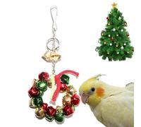 Bird Bell Toy - Iron Parrot Beak Grinding Toy, Hanging Cage Bell, Long Lasting, Enrichment Activity | Interactive Bird Accessory for Budgie Budgie Cockatiel