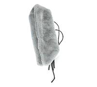 Bird Blanket, Parrot Corner Fleece, Soft Warm Velveteen Bright Color Washable Bird Bed Warmer for Parrot Parakeet Cockatiel (Grey)