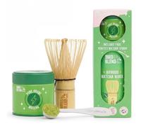 Bird & Blend Ceremonial Grade Matcha Starter Kit 30g | Japanese Matcha Powder With Bamboo Whisk & Spoon Set | Antioxidant Green Tea Energy Drink Beginner Kit