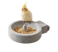 Bird Bowl Beak Abrasion Feeder for Macaw Wedge Tail Parakeet | Indoor Parrot Feeder for Animal Lovers, Trainers, Aras, Parakets, Pet Shelters, Bedroom, Office, Balcony