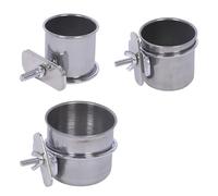 Bird Bowl Training Cup Feeding Bowl Parrots Cage Toy For Cockatiels Budgies Parrots Gym Toy Feeding Cup