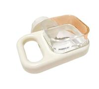 Bird Bowls: ABS Polystyrene Pet Bowl 3.39 x 2.87 x 1.73 Inches, Wear-Resistant and Anti-fall Food Dish with Flexible Knob | Practical A