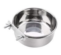 Bird Bowls for the Cage, Feeding Bowl with Clamp Holder for Attachment, Feeder for Bird Cages - for Budgies, Cockatiels, Hamsters, Small Animals