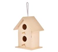 Bird Boxes Garden Small Birds - Wooden Bird House | Bird Houses For Garden | Birdhouses For Outdoors | Hangable Bird Boxes For Gardens | Wooden Birdhouse For Bluebird, Finch, And