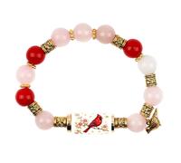 Bird Bracelet Inspirational Beaded Charm Jewelry | Women Memorial Bracelets for Beach Commuting Travel Birthday Party Girls Mother