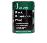 BIRD Brand Black Bitumen Paint - 5 Litre, 416830