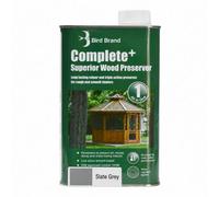 Bird Brand Complete+ Superior Wood Preserver 1 Liter Slate Grey