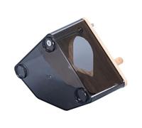 Bird Breeding Box Side Open Bird House for Cage for Budgie Conures Lovebirds Grey 20.2x14 cm