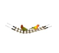 Bird Bridge - with Hooks Parakeet Climbing Ladder - Climbing Bird Toys | for Cockatiel, Hamster, Ferret, Conure, Squirrel, Finches, Sugar Glider, Small Animal