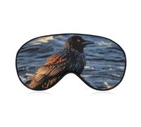 Bird by Stone Sleep Mask Comfort Travel Eye Masks with Adjustable Elastic Strap Soft Funny Block Light Sleep Eye Cover for Side Sleeper for Nap Men Women Gift