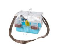 Bird Cage - 27x20cm Bird Carrier, Widespread Use | ABS Iron Lightweight Small Parakeet Cages with Ease, Travel Carrier Cage for Avian Veterinary Visits Camping Hiking Beach Trips